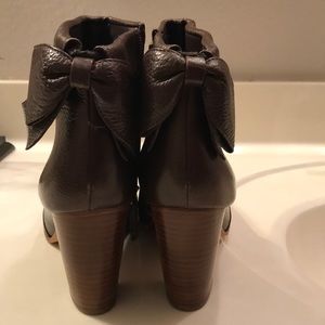 Kate Spade bow booties